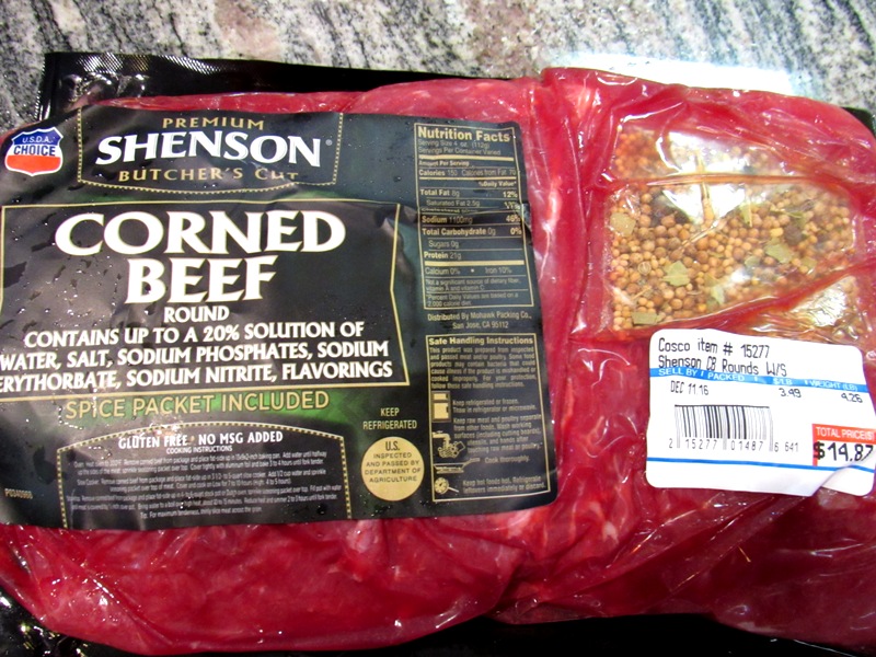 Nutrition Facts Corned Beef Brisket Nutrition Ftempo
