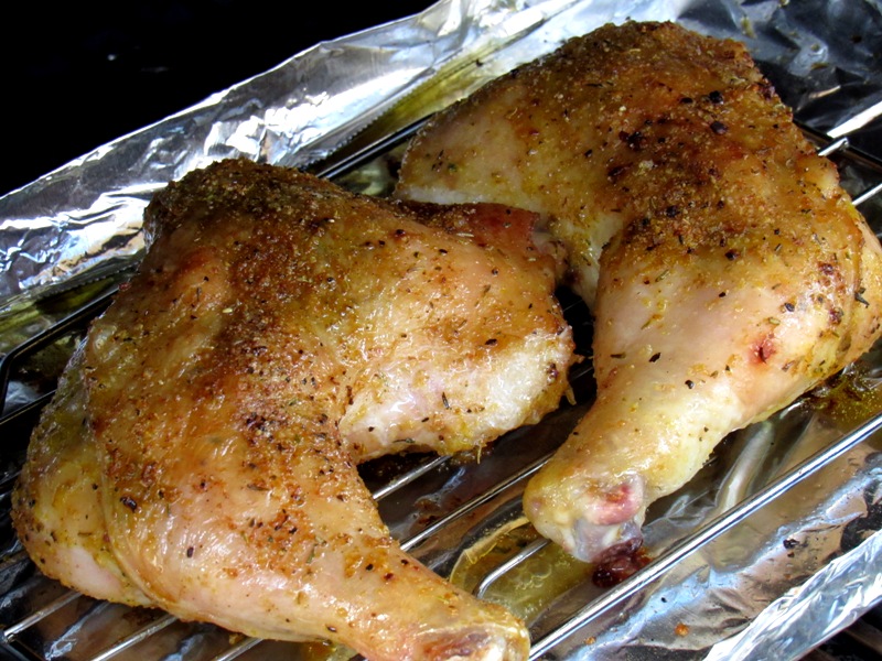 Roasted Chicken Quarters Smokin' Pete's BBQ