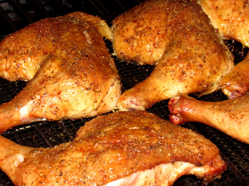 Smoked Chicken Quarters On The Pellet Grill   Smokin' Pete's BBQ