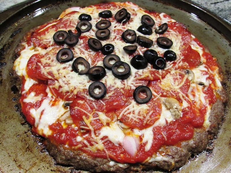 Meatza Pie Crustless Low Carb Pizza Smokin' Pete's BBQ