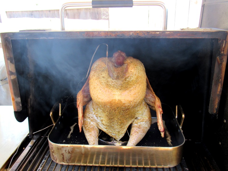 Turkey Smoking with Perfect Mix